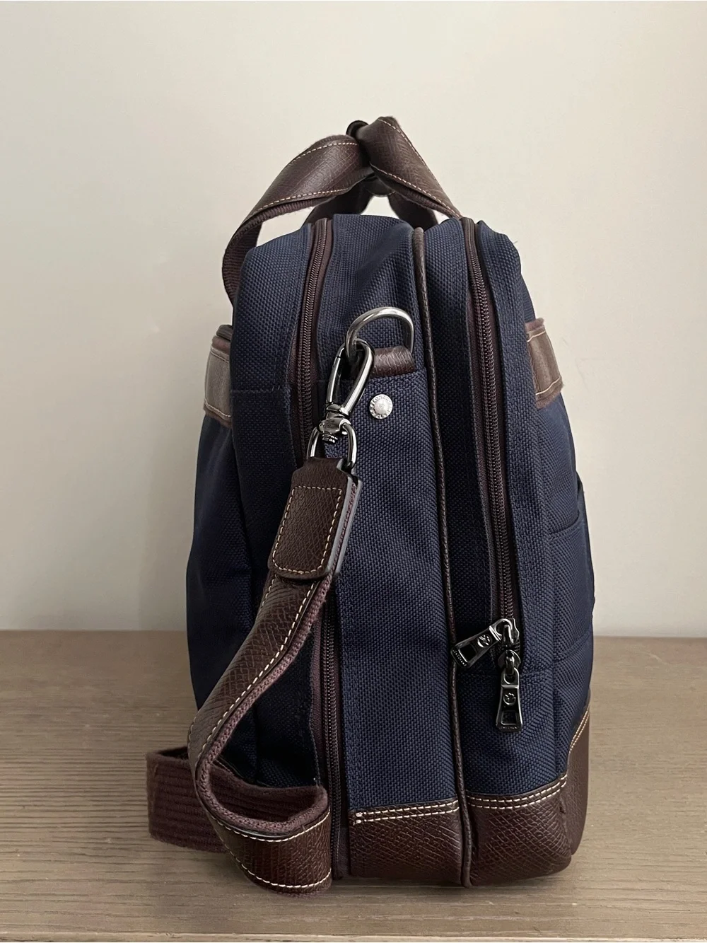 Longchamp Boxford L Briefcase Blue Laptop Business Bag Msrp $435